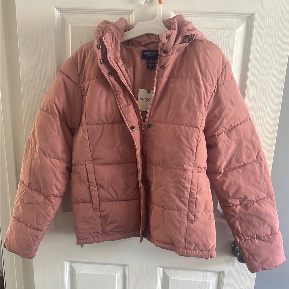 Arizona Jean Company Pink Puffer Jacket